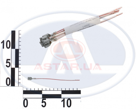 Контакт гнездовой серии 6,3, обжатый с проводом