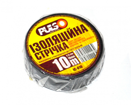 Изолента PULSO PVC 10м черная