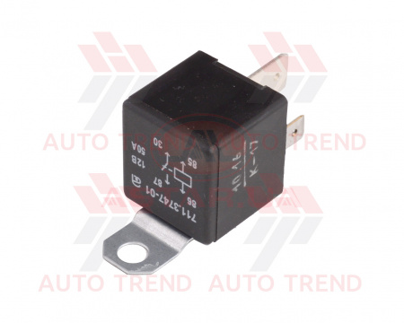 Реле стартера разгрузочное ВАЗ 2110-12, 4 конт. с кронштейном