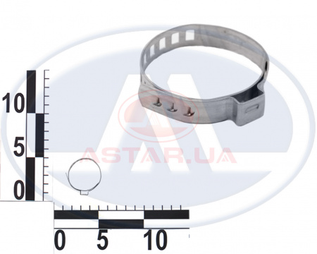 Хомут ШРУСа ВАЗ 2108 d25-40мм мет. малый евро