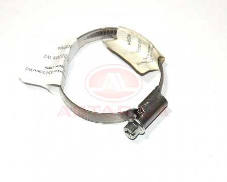 Хомут червячный 32-50/9мм W2 из нерж. стали