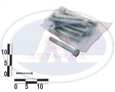 Болт М8х70 хомута глушителя ВАЗ 2101, 2102, 2103, 2104, 2105, 2106, 2107