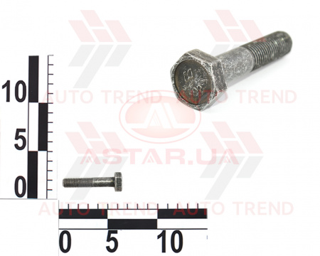 Болт М10х50 кронштейна растяжки ВАЗ 2108-099 короткий, черный