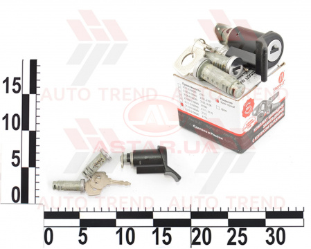 Замок багажника ВАЗ 2115 с ключами и личинками дверей