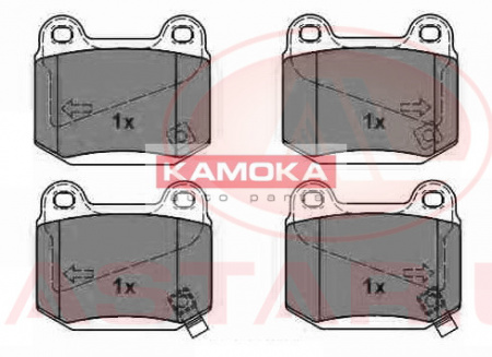Колодки тормозные Nissan 350Z 03'->;Subaru Impreza 01'-> задн.