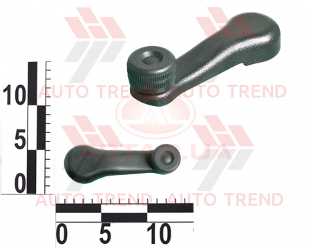 Ручка стеклоподъемника двери DAEWOO LANOS в сборе черная