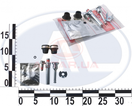 Монтажный комплект перед. колодок CITROEN XSARA 96.02-, PICASSO 99.12-, OPEL ASTRA H 04.03-, RENAULT