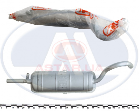 Глушитель основной ВАЗ 2106 тяжелый