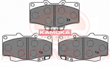 Колодки тормозные Toyota Hilux 01'-> перед.