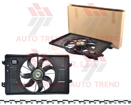 Электровентилятор радиатора Geely Emgrand EC-7 основной(в сборе)