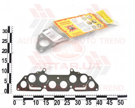Прокладка коллектора ВАЗ 21114 дв.1,6; 8 кл. 4х-слойная (впуск/выпуск)