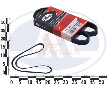 Ремень поликлиновый генератора DAEWOO LANOS ALL 1.5 SOHC (+ГУ) кор.уп.