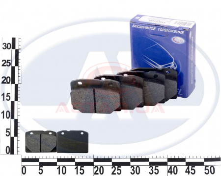 Колодки тормозные перед. ВАЗ 2101-2107 (к-кт)