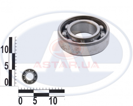 Подшипник КПП вторичного вала, задяя. опора  ВАЗ 2101  6-205(6205)