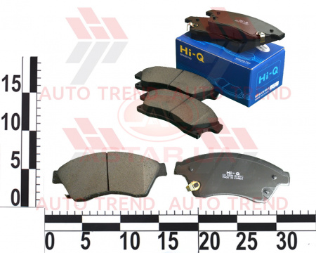 Колодки тормозные перед. CHEVROLET AVEO (T300)/CRUZE (J300)