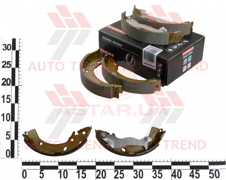 Колодки тормозные HYUNDAI GEZT 1,1 1,3 1,4 1,5 00- +ABS задн. барабан.
