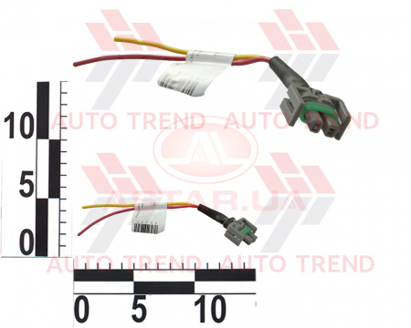 Разъем кондиционера LANOS с термоусадкой