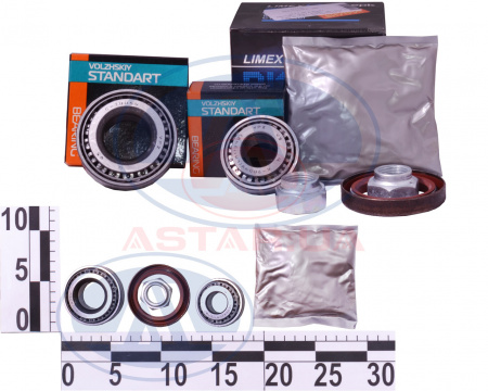 Ремкомплект ступицы ВАЗ 2101-07, (7804, 7805, сальник, гайки 2 шт.) к-кт