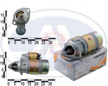 Стартер Газель, Волга, УАЗ дв ЗМЗ 402, УМЗ 4178-4216 аналог КЗАТЭ