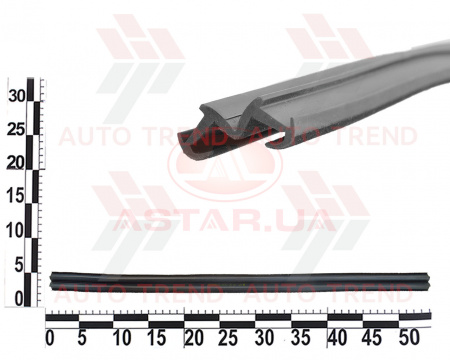 Уплотнитель опускного стекла зад. двери ВАЗ 2101, 2102, 2103, 2104, 2105, 2106, 2107