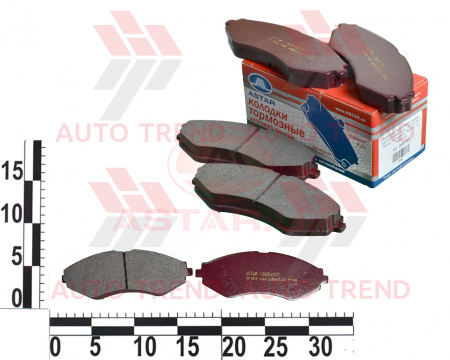 Колодки тормозные перед. DAEWOO LANOS/NUBIRA/NEXIA с 99 диск. 14" кор.уп.