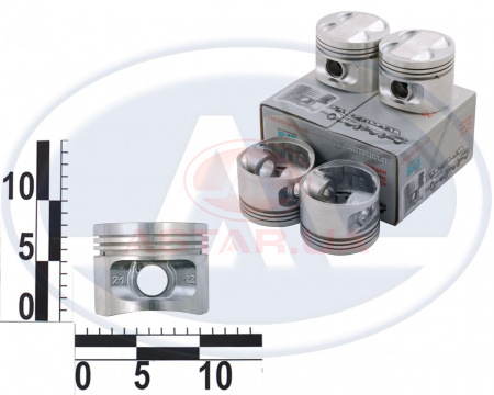 Поршень ВАЗ 21124 (82,4 А (В)) к-кт 4 шт., инд.уп