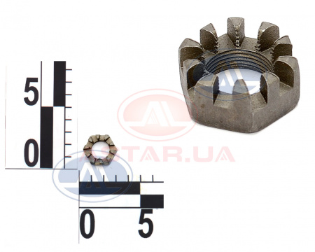 Гайка 16 ступицы DAEWOO LANOS (ланос) задняя коронка (ш 1)