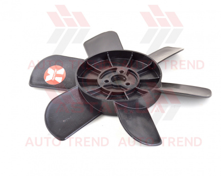 Крыльчатка вентилятора радиатора ВАЗ 2101-07, 2121, 21213, 6 лоп. с пласт. втулкой черная