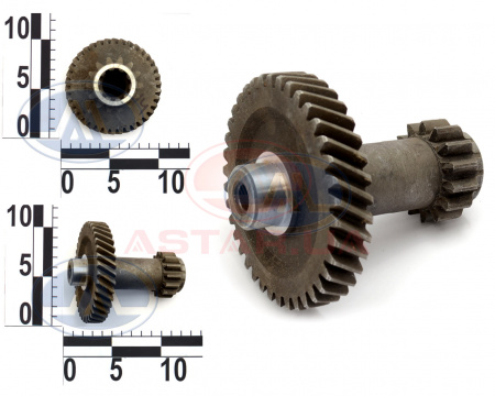 Блок шестерен КПП ВАЗ 21074 заднего хода и 5 передачи, 14 зуб. н/о "гриб"