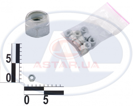 Гайка М10 маятника ВАЗ 2101, 2102, 2103, 2104, 2105, 2106, 2107 с\к тефлон (пр-во Белебей)