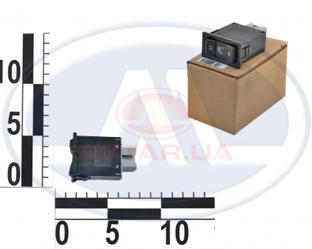 Кнопка включения обогрева сидения ZAZ FORZA лев. (в сборе)
