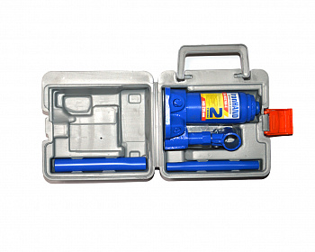 Домкрат гидравлический телескоп 2т чемодан