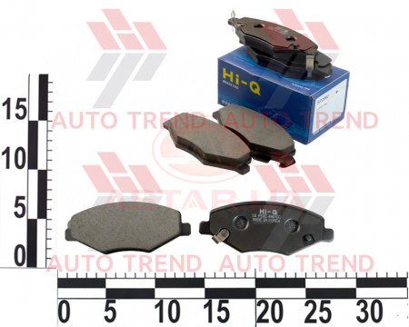 Колодки тормозные перед. ZAZ-FORZA/AMULET/ELARA/GREATWALL 2.5