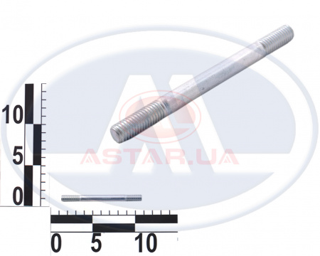 Шпилька М8х75 корпуса распределительного вала ВАЗ 2101, 2102, 2103, 2104, 2105, 2106, 2107 короткая