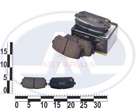 Колодки тормозные зад. KIA CARENS 06- диск