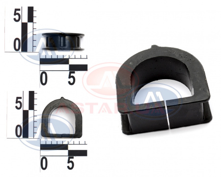 Опора резиновая рулевого механизма ВАЗ 2110-2112 лев.