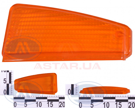 Рассеиватель указателя поворота передн. ВАЗ 2108 прав. желт.