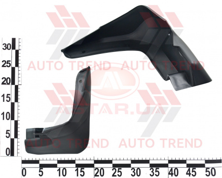 Брызговик передний DAEWOO LANOS 97- прав. (пластик)