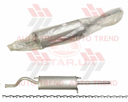 Глушитель основной ВАЗ 2108-2109 (закатной)