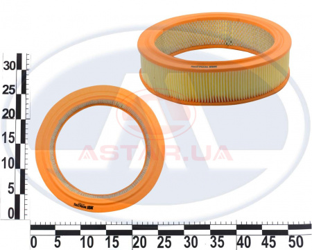 Фильтр воздушный ВАЗ (карб.) 2101-15,2121,2123, М-ч 412,  круглый (гр.уп)